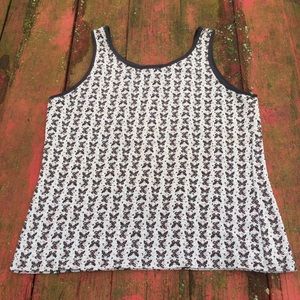 Vintage 80s Space Dye Butterfly Tank L
